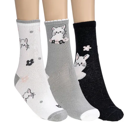 LIMONI  de Mujer modelo Set X 3 Prs Medias A Media Pantorrilla Dama Nala mujer 2025090915452416963  