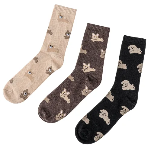 LIMONI  de Mujer modelo Set X 3 Prs Medias A Media Pantorrilla Dama Pelusa mujer 2025090915452416966  