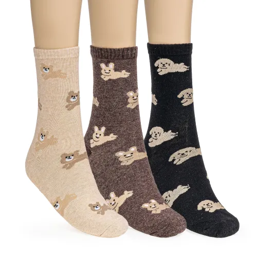 LIMONI  de Mujer modelo Set X 3 Prs Medias A Media Pantorrilla Dama Pelusa mujer 2025090915452416966  