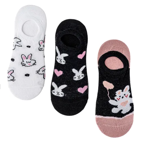 LIMONI Set X 3 Prs Medias Invisibles Dama Buny