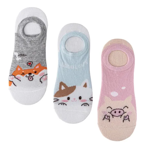 LIMONI  de Mujer modelo Set X 3 Prs Medias Invisibles Dama Gem mujer 2025090915452417002  