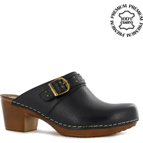 Ecco Negro de Mujer modelo Zuecos Mujer Mika18 negros mujer 2025090921481198049 Cuero PU