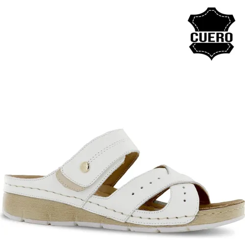 Ecco Blanco de Mujer modelo Sandalias Mujer Lexie06 blancos mujer 2025090921481198275 Cuero PU