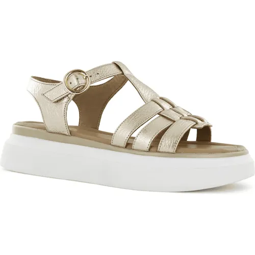 Ecco Dorado de Mujer modelo Sandalias Mujer Sarela01   mujer 2025090921481198457 Cuero PU