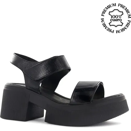 Ecco Negro de Mujer modelo Sandalias Mujer Kanta01 negros mujer 2025090921481198630 Cuero PU
