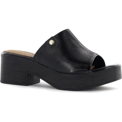 Ecco Negro de Mujer modelo Sandalias Mujer Dome02 negros mujer 2025090921481198691 Cuero PU
