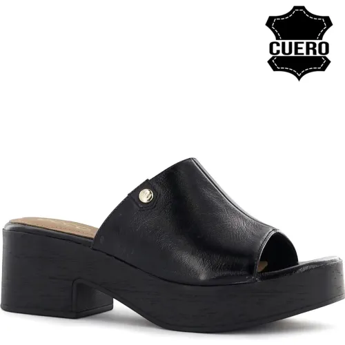 Ecco Negro de Mujer modelo Sandalias Mujer Dome02 negros mujer 2025090921481198691 Cuero PU