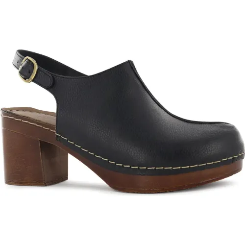 Ecco Negro de Mujer modelo Zuecos Mujer Telma05 negros mujer 2025090921481198836 Cuero PU