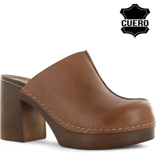 Ecco  de Mujer modelo Zuecos Mujer Triana06 toffees mujer 2025090921481199052 Cuero PU