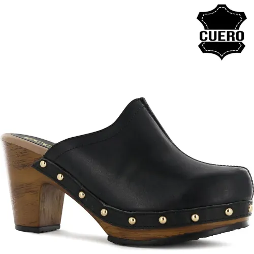Ecco Negro de Mujer modelo Zuecos Mujer Selina09 negros mujer 2025090921481199088 Cuero PU