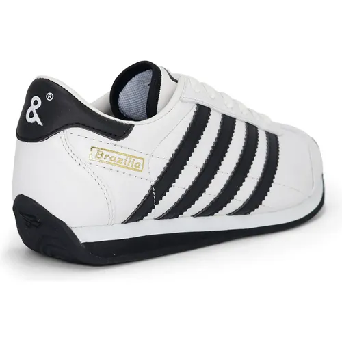 PAR&SS Zapatillas Urbanas De Cuero Unisex Ce25q3-1806