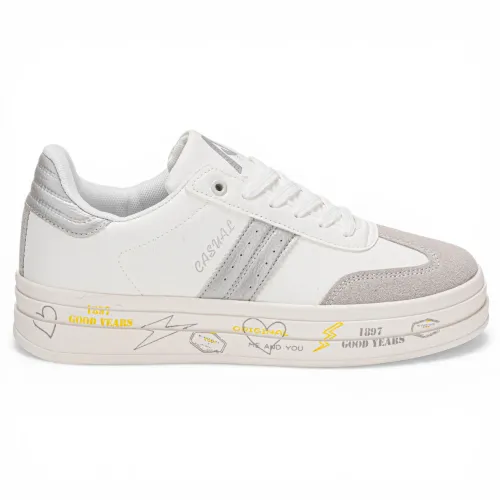 ARIANA Blanco de Mujer modelo Zapatillas Urbanas Mujer 7052-25q2 blancos plateados textiles mujer 2025090923241066118 Textil PU