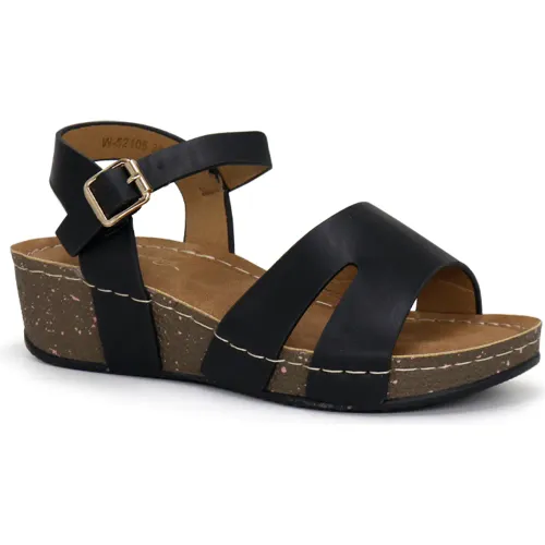 CHARMING Negro de Mujer modelo Sandalias Casual Mujer W-52105 negros mujer 2025090923241066160 MICROFIBRA P.U