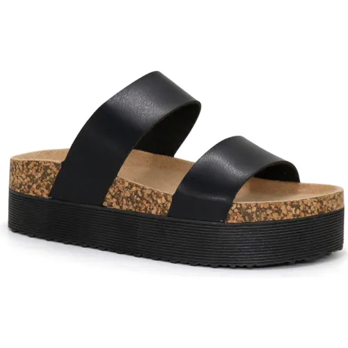 CHARMING Negro de Mujer modelo Sandalias Casual Mujer W-99001 negros mujer 2025090923241066181 MICROFIBRA P.U