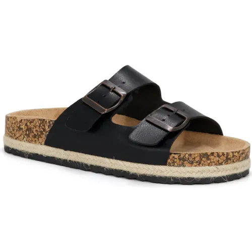 CHARMING Negro de Mujer modelo Sandalias Casual Mujer W-99002 negros mujer 2025090923241066202 MICROFIBRA P.U