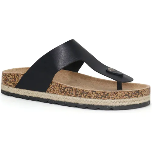 CHARMING Negro de Mujer modelo Sandalias Casual Mujer W-99003 negros mujer 2025090923241066223 MICROFIBRA P.U
