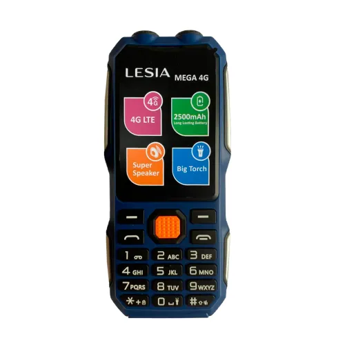 LESIA Celular Basico Lesia Mega Todo Terreno 4g