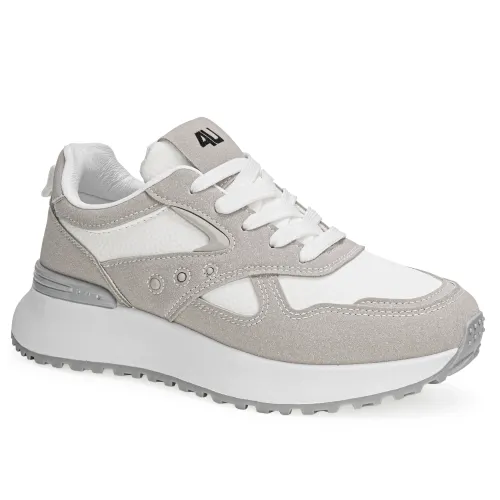 Just4u Blanco de Mujer modelo Zapatilla Dama Z Luna blancos grises sintéticos mujer 2025091015204282663 Sintético Sintético