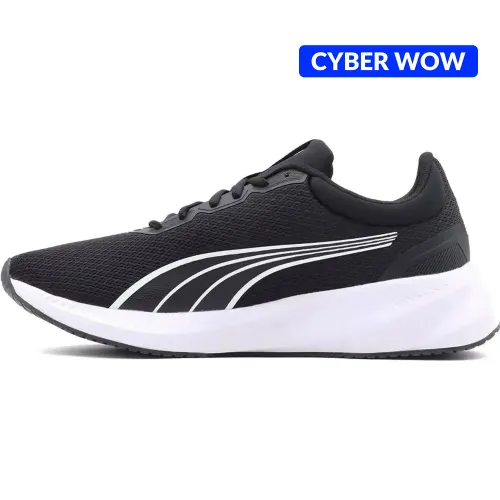 Zapatillas Puma Running Mujer Flyer Lite 3 Evo Wns color negro | Platanitos