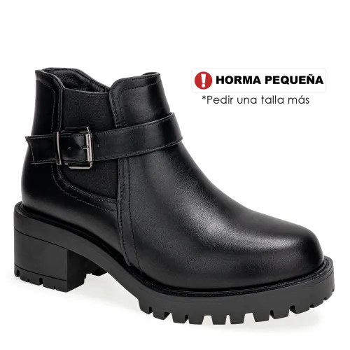 Platanitos Negro de Mujer modelo Botin Dama Bt Aily negros sintéticos mujer 2025091017570578251 Sintético Sintético