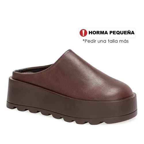 Platanitos Marron de Mujer modelo Sueco Dama Sc Aris marrones sintéticos mujer 2025091020525914485 Sintético Sintético