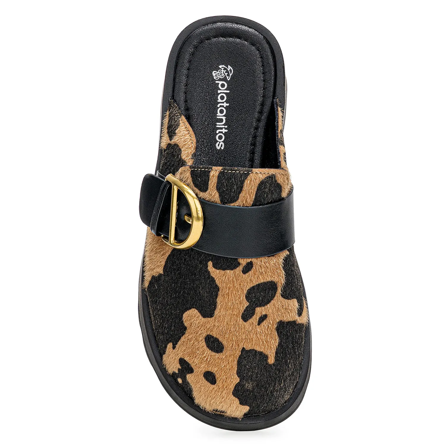 Sueco Platanitos Dama Sc Zayra color cow print | Platanitos