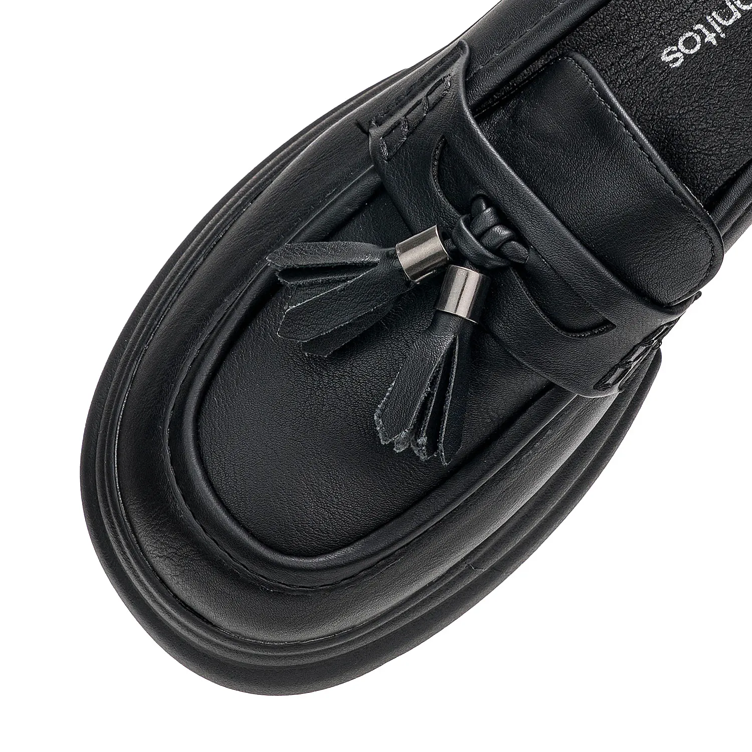Mocasin Platanitos Dama Mchun Ciara color negro | Platanitos
