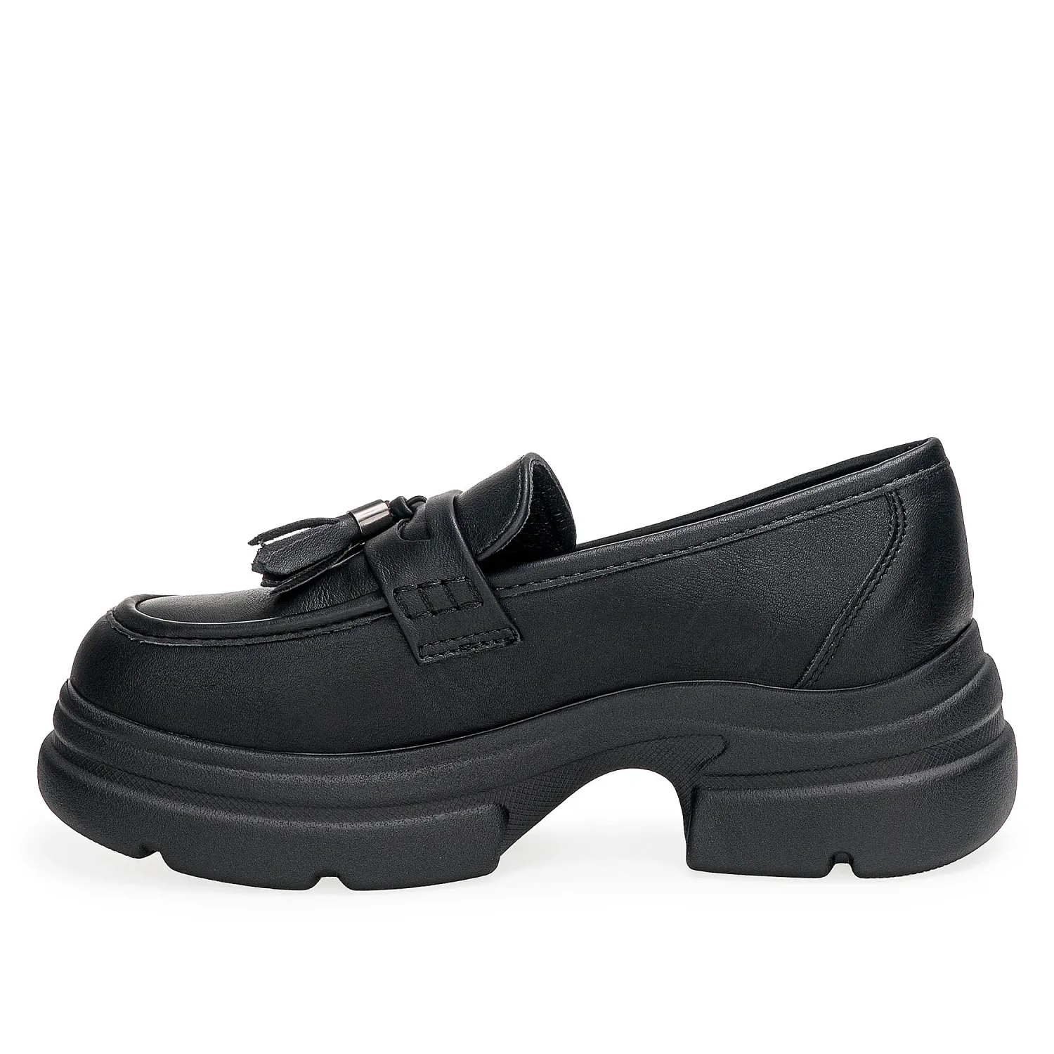 Mocasin Platanitos Dama Mchun Ciara color negro | Platanitos