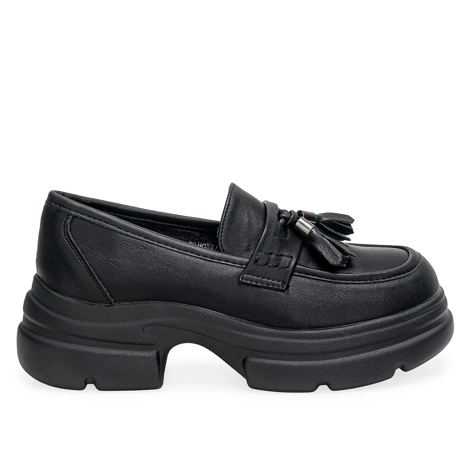 Mocasin Platanitos Dama Mchun Ciara color negro | Platanitos