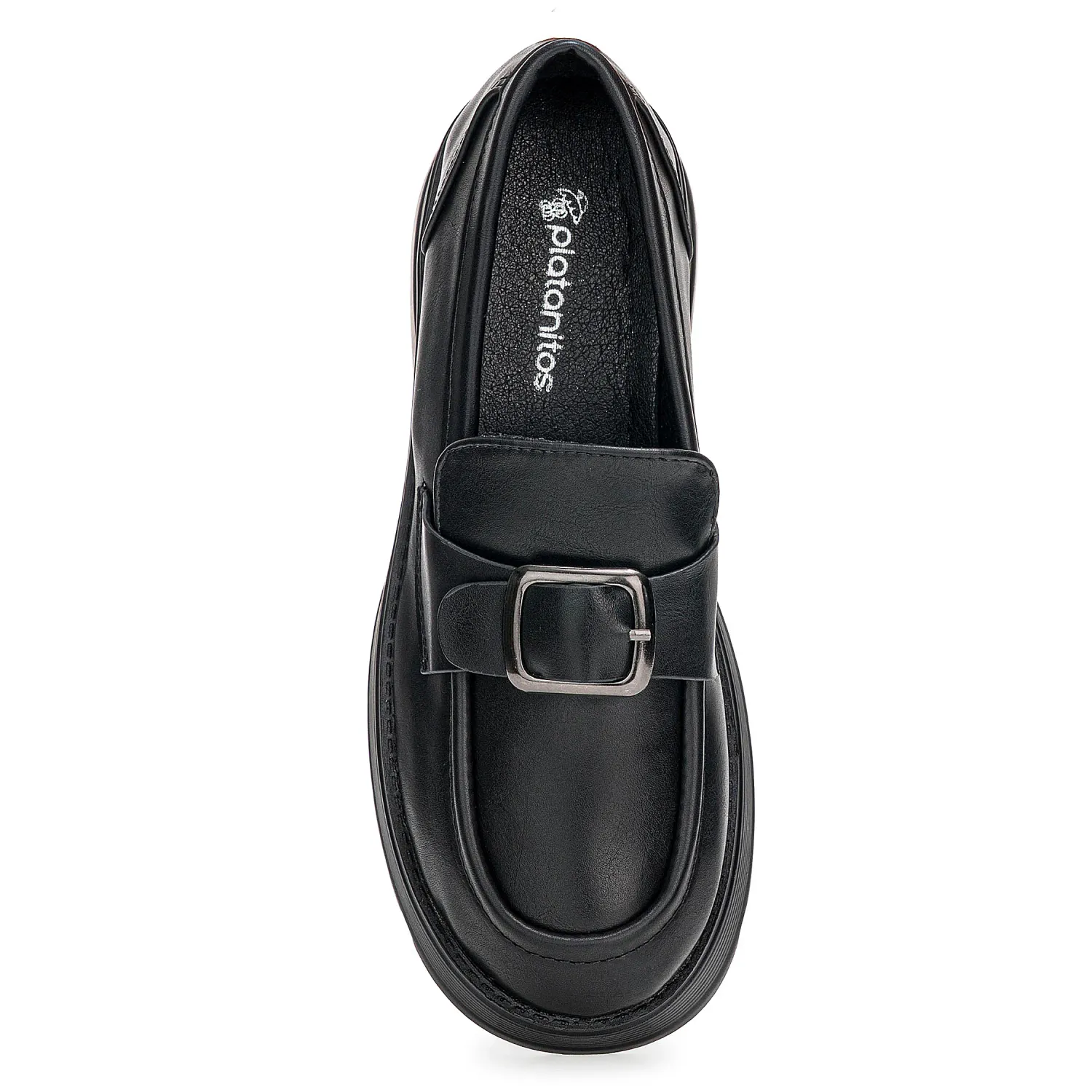 Mocasin Platanitos Dama M Jena color negro | Platanitos