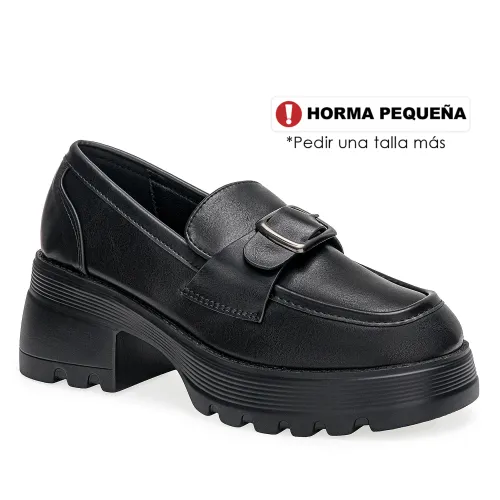 Platanitos Negro de Mujer modelo Mocasin Dama M Jena negros sintéticos mujer 2025091020525914557 Sintético Sintético
