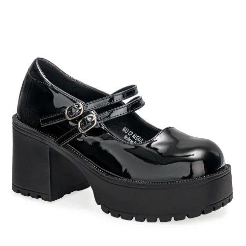 Platanitos Negro de Mujer modelo Calzado Dama Cp Alexia negros sintéticos mujer 2025091020525914575 Sintético Sintético