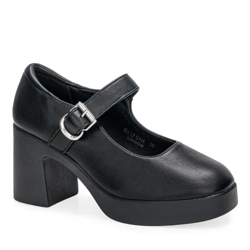 Platanitos Negro de Mujer modelo Calzado Dama Cp Upal negros sintéticos mujer 2025091020525914593 Sintético Sintético