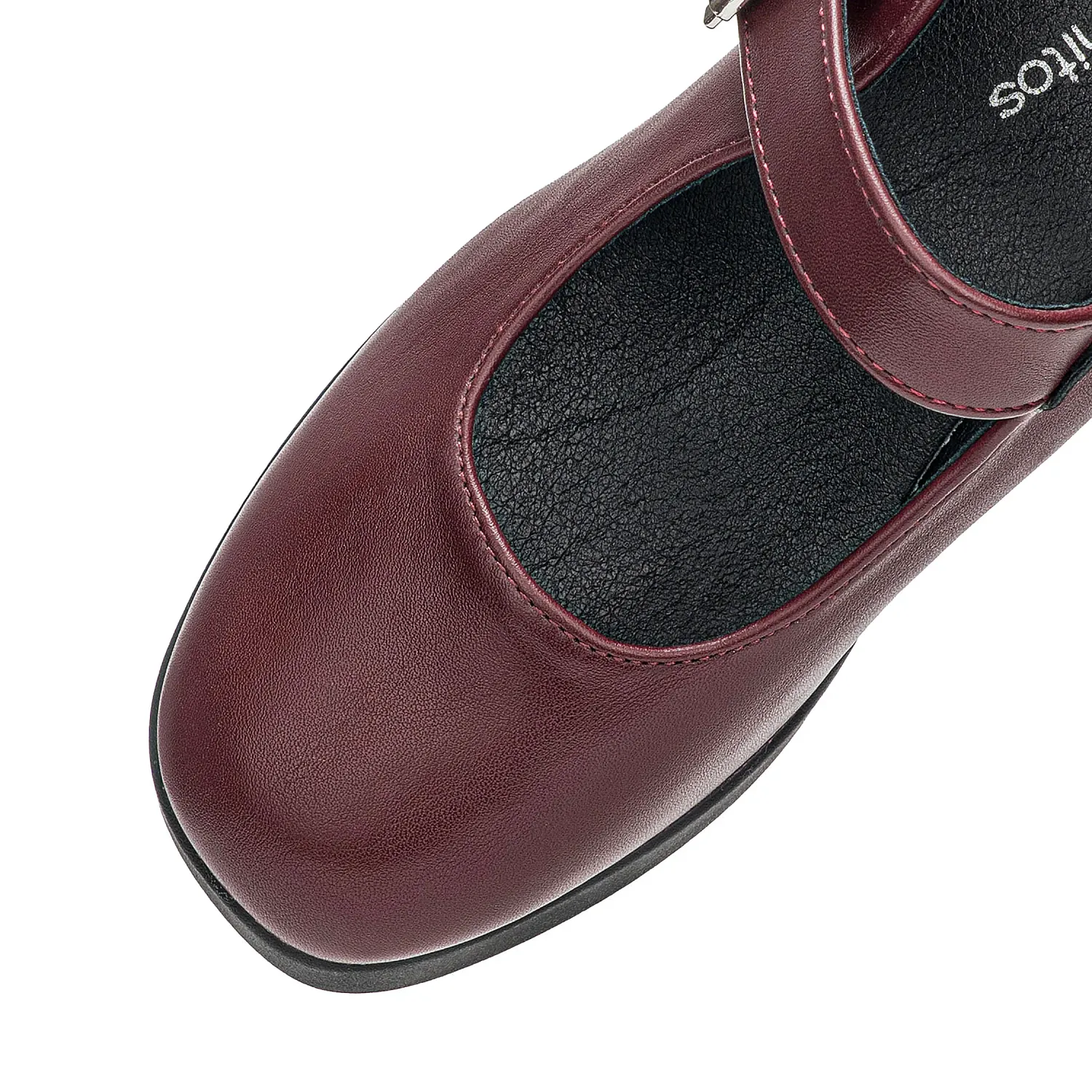 Calzado Platanitos Dama Cp Upal color guinda | Platanitos