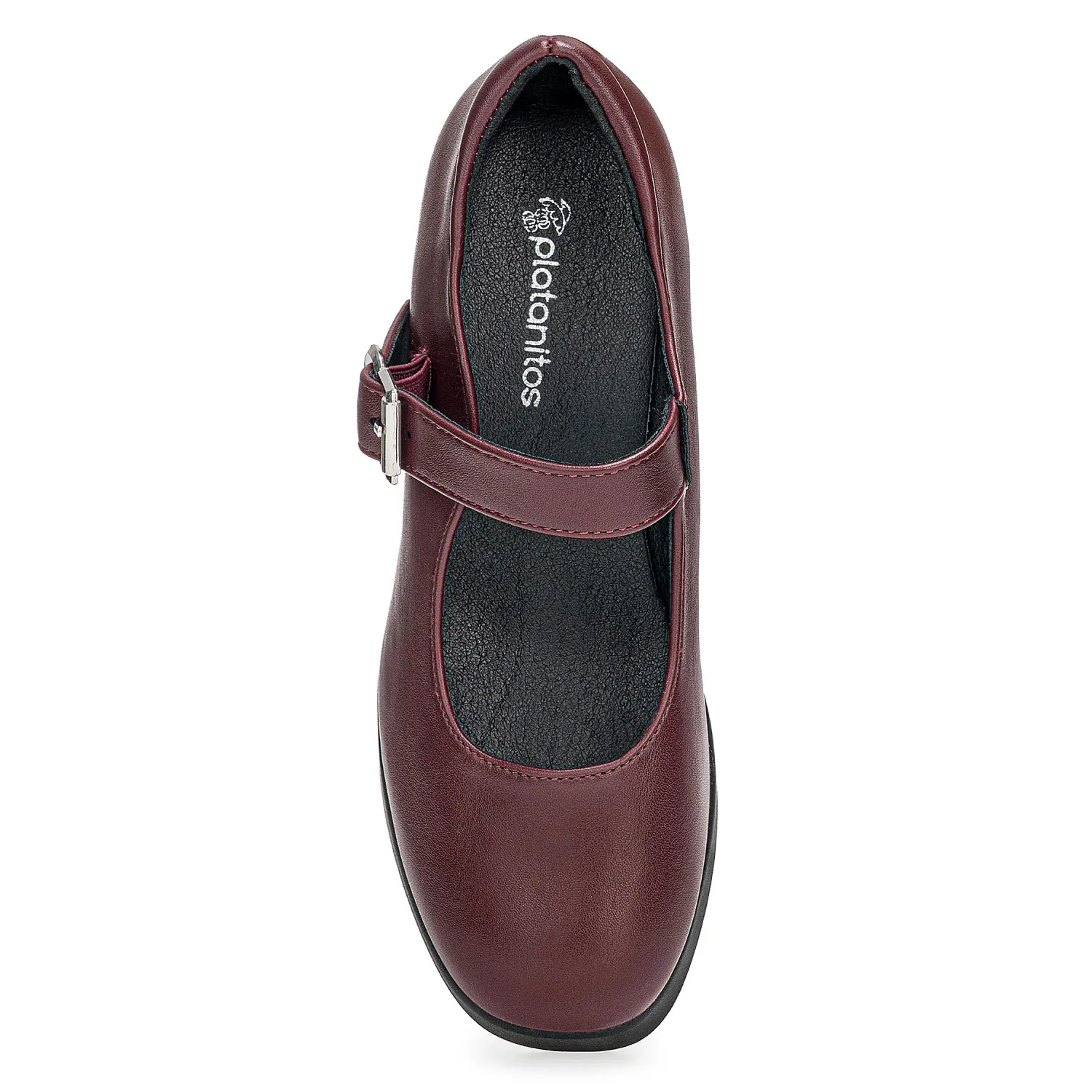 Calzado Platanitos Dama Cp Upal color guinda | Platanitos