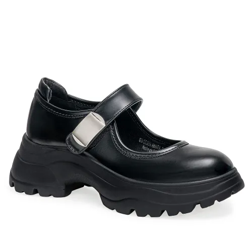 Platanitos Negro de Mujer modelo Calzado Dama Cchun Ainara negros sintéticos mujer 2025091020525914647 Sintético Sintético