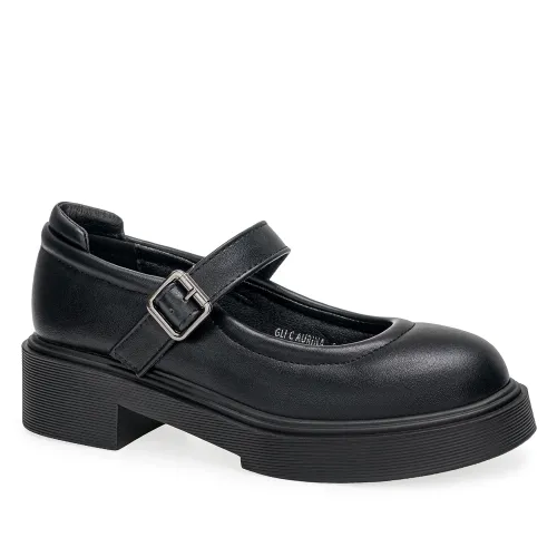 Platanitos Negro de Mujer modelo Calzado Dama C Aurina negros sintéticos mujer 2025091020525914665 Sintético Sintético
