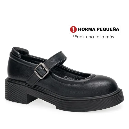 Platanitos Negro de Mujer modelo Calzado Dama C Aurina negros sintéticos mujer 2025091020525914665 Sintético Sintético