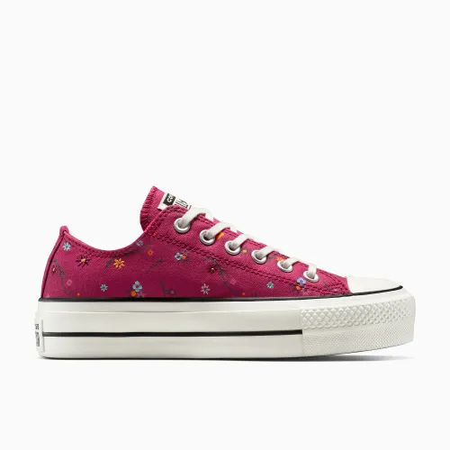 Converse Rojo de Mujer modelo Zapatillas Urbanas Mujer Ct As Lift Platform Embroidered Blooms rojos rojas roja mujer 2025091200044874818 POLIESTER Caucho