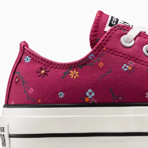 Converse Zapatillas Urbanas Mujer Ct As Lift Platform Embroidered Blooms