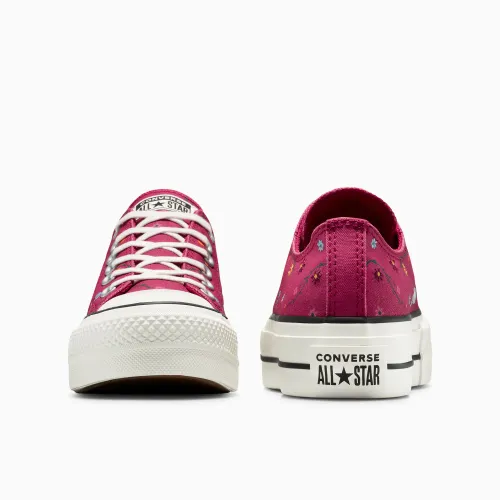 Converse Zapatillas Urbanas Mujer Ct As Lift Platform Embroidered Blooms