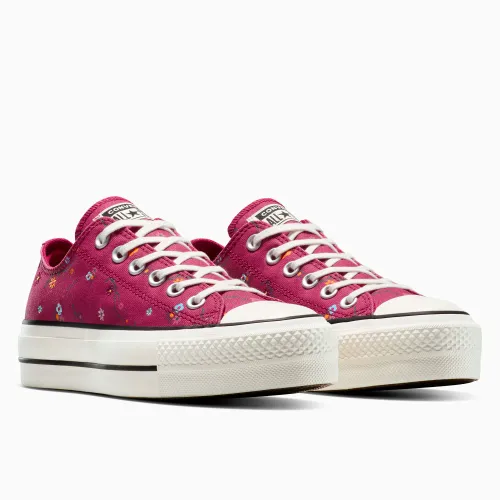 Converse Zapatillas Urbanas Mujer Ct As Lift Platform Embroidered Blooms