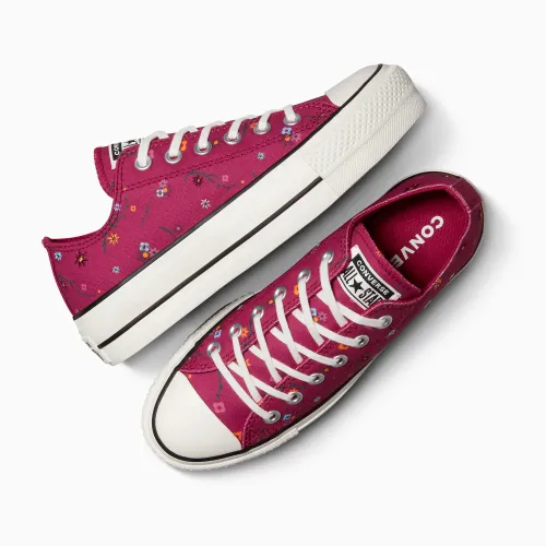 Converse Zapatillas Urbanas Mujer Ct As Lift Platform Embroidered Blooms