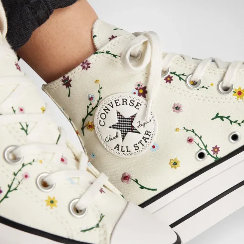 Converse Zapatillas Urbanas Mujer Ct As Lift Platform Embroidered Blooms