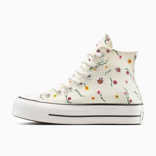 Converse Zapatillas Urbanas Mujer Ct As Lift Platform Embroidered Blooms