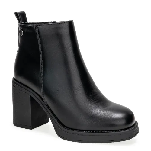 Platanitos Negro de Mujer modelo Botin Dama Bt Kamy negros sintéticos mujer 2025091215032507807 Sintético Sintético