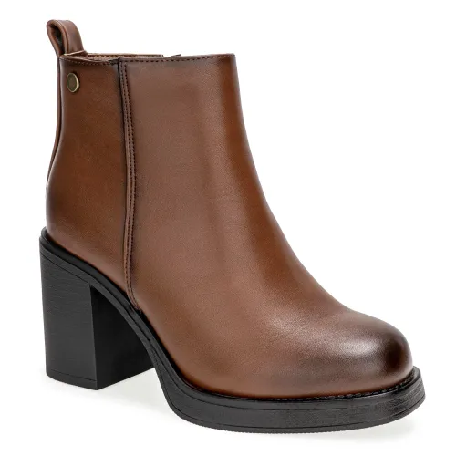 Platanitos  de Mujer modelo Botin Dama Bt Kamy tans sintéticos mujer 2025091215032507825 Sintético Sintético