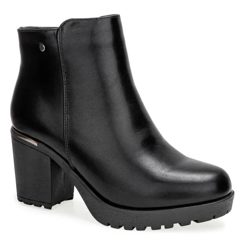 Platanitos Negro de Mujer modelo Botin Dama Bt Jimena negros sintéticos mujer 2025091215032507879 Sintético Sintético
