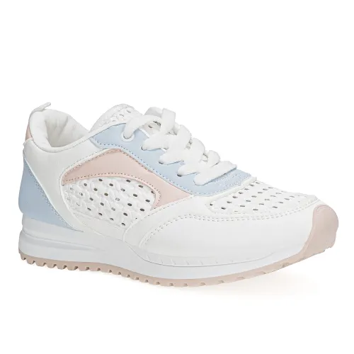 Just4u Blanco de Mujer modelo Zapatilla Dama Z Aubrey sintéticos mujer 2025091220031322235 Sintético Sintético