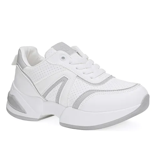 Just4u Blanco de Mujer modelo Zapatilla Dama Z Daisy blancos celestes sintéticos mujer 2025091220031322307 Sintético Sintético